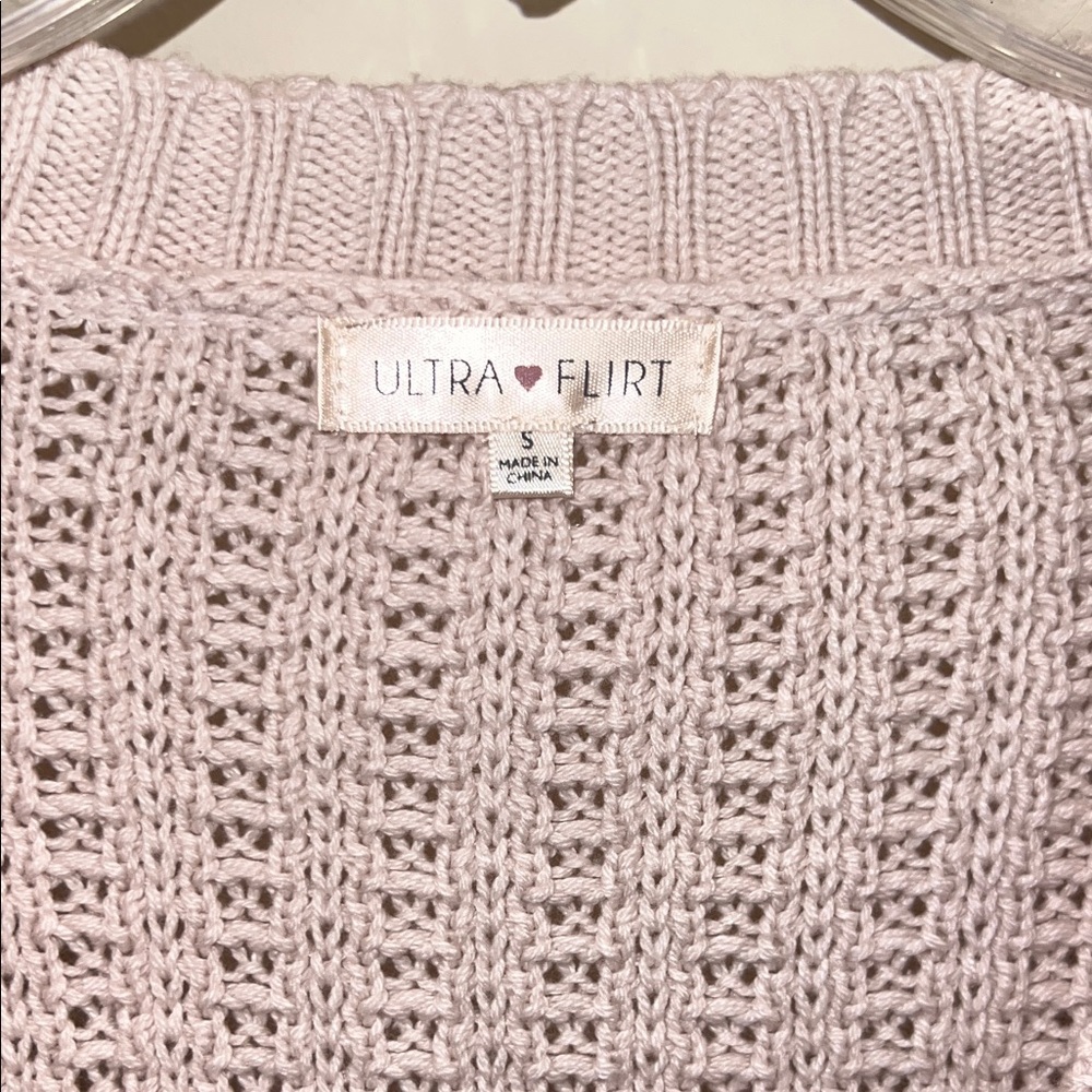 Ultra Flirt Textured Knit Button-Front Cardigan – NWT Small - Picture 5 of 10
